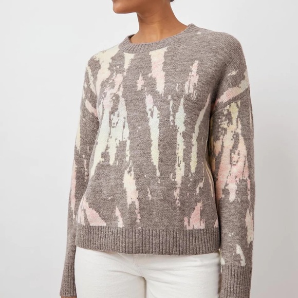 NWT Rails Virgo Grey Tie Dye Sweater Size Small & Medium $248 - Picture 11 of 12